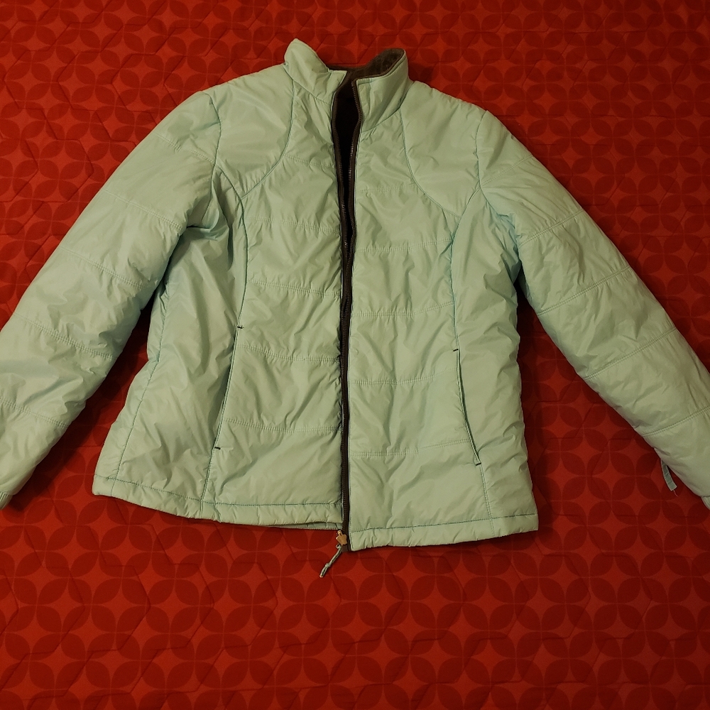 Blue baby coat long sleeve size L
